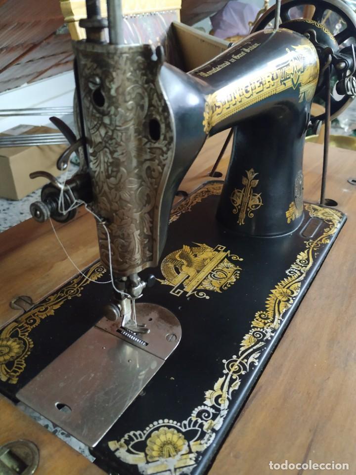 Antig&uuml;edades: Maquina coser Singer 1909 - Foto 2