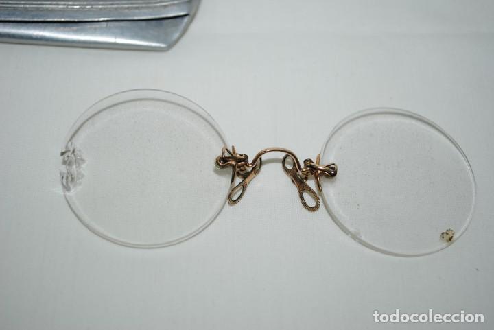 Antig&uuml;edades: GAFAS QUEVEDOS Y FUNDA . - Foto 2