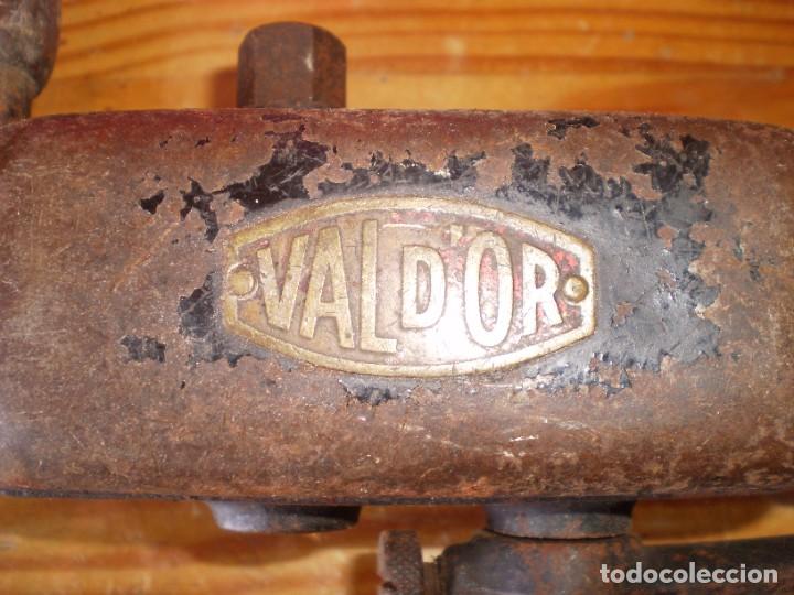 Antigüedades: taladro manual valdor - Foto 2 - 293735558