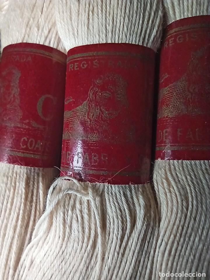 Antig&uuml;edades: Madejas de hilaturas de algod&oacute;n Fabra & Coats - Foto 16