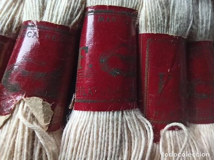Antig&uuml;edades: Madejas de hilaturas de algod&oacute;n Fabra & Coats - Foto 19