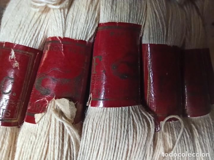 Antig&uuml;edades: Madejas de hilaturas de algod&oacute;n Fabra & Coats - Foto 21