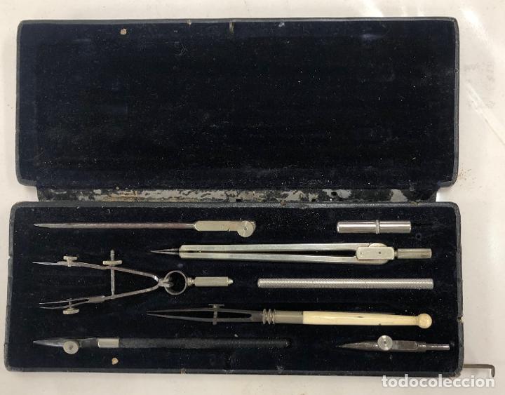 Antig&uuml;edades: CONJUNTO DE COMPASES. SCHOLA. RICHTER & CO. - Foto 1