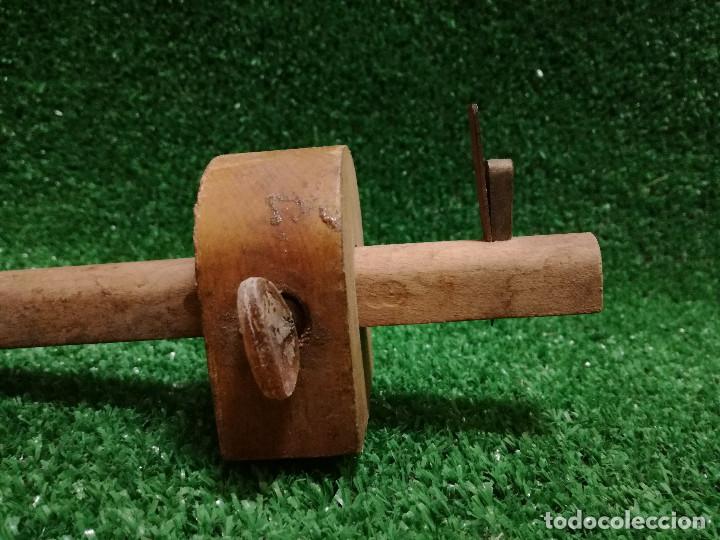Antig&uuml;edades: GRAMIL DE CARPINTERO 25cm - HERRAMIENTA - Foto 9