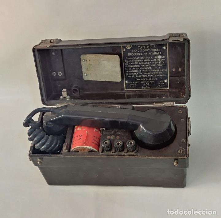 Tel&eacute;fonos: Tel&eacute;fono sovi&eacute;tico de campa&ntilde;a militar - Foto 2