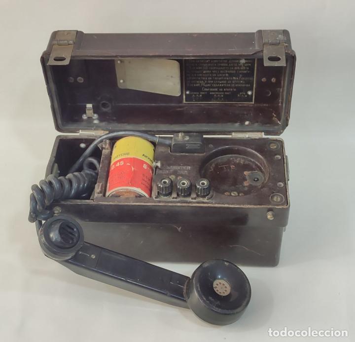 Tel&eacute;fonos: Tel&eacute;fono sovi&eacute;tico de campa&ntilde;a militar - Foto 4