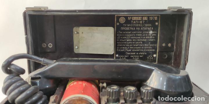 Tel&eacute;fonos: Tel&eacute;fono sovi&eacute;tico de campa&ntilde;a militar - Foto 5