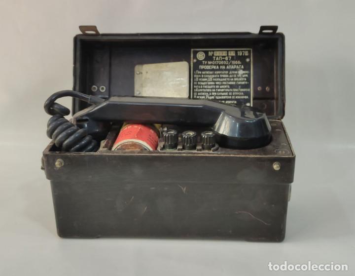 Tel&eacute;fonos: Tel&eacute;fono sovi&eacute;tico de campa&ntilde;a militar - Foto 11