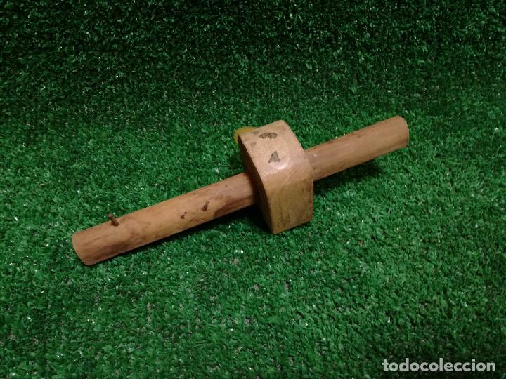 Antig&uuml;edades: GRAMIL DE CARPINTERO 21cm - HERRAMIENTA - Foto 4