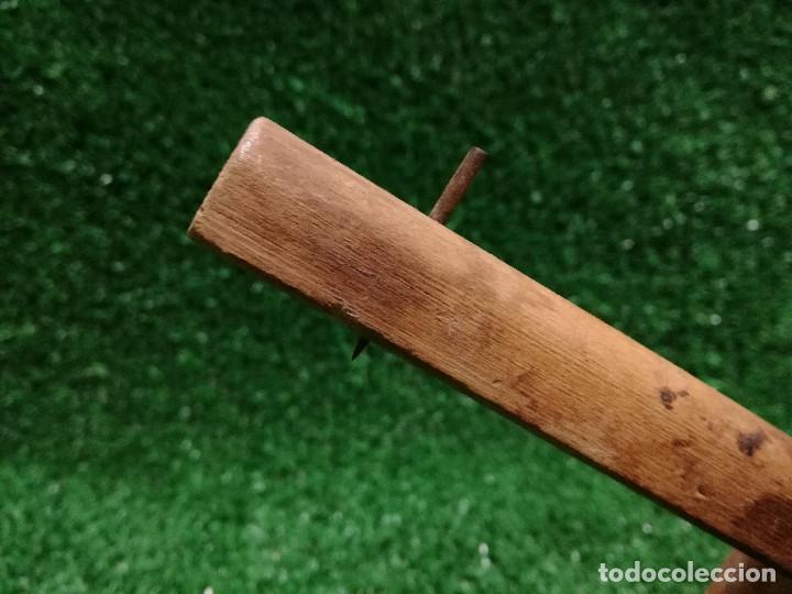 Antig&uuml;edades: GRAMIL DE CARPINTERO 21cm - HERRAMIENTA - Foto 6