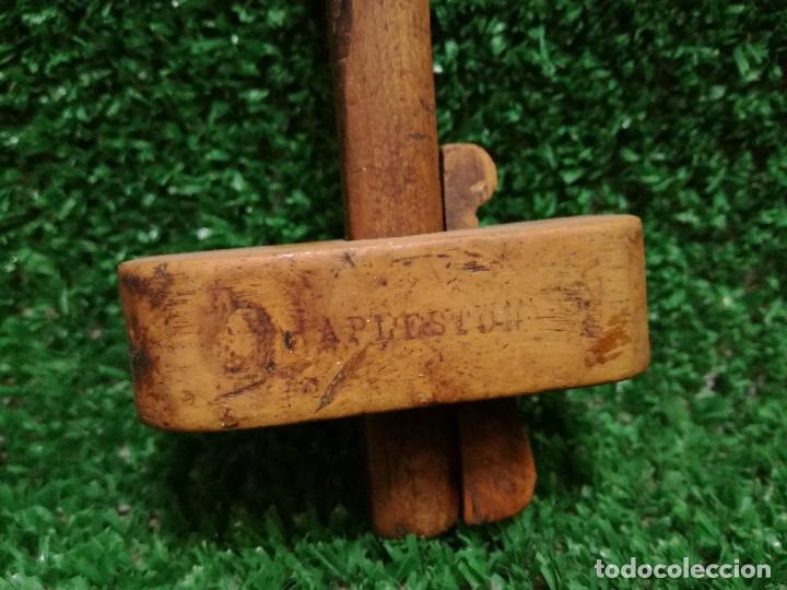 Antig&uuml;edades: GRAMIL DE CARPINTERO 14cm - W. APLLSTON - HERRAMIENTA - Foto 3