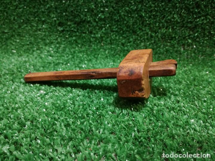 Antig&uuml;edades: GRAMIL DE CARPINTERO 14cm - W. APLLSTON - HERRAMIENTA - Foto 10