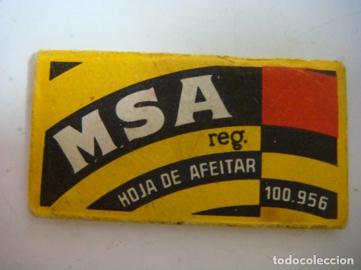 Antig&uuml;edades: HOJA DE AFEITAR DE M.S.A. -CAJ-101 - Foto 1
