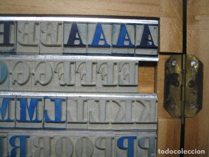 Antig&uuml;edades: imprenta - abecedario letras de goma - ref X3 - Foto 6