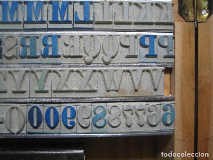 Antig&uuml;edades: imprenta - abecedario letras de goma - ref X3 - Foto 11