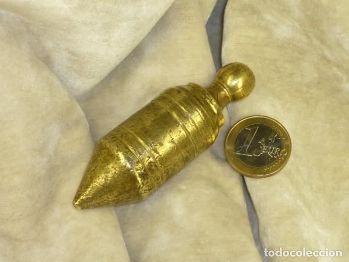 Antig&uuml;edades: Plomada bronce hueca. Hollow bronze plumb bob - Foto 3