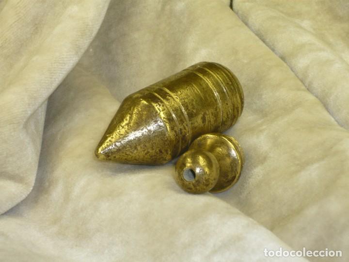 Antig&uuml;edades: Plomada bronce hueca. Hollow bronze plumb bob - Foto 5