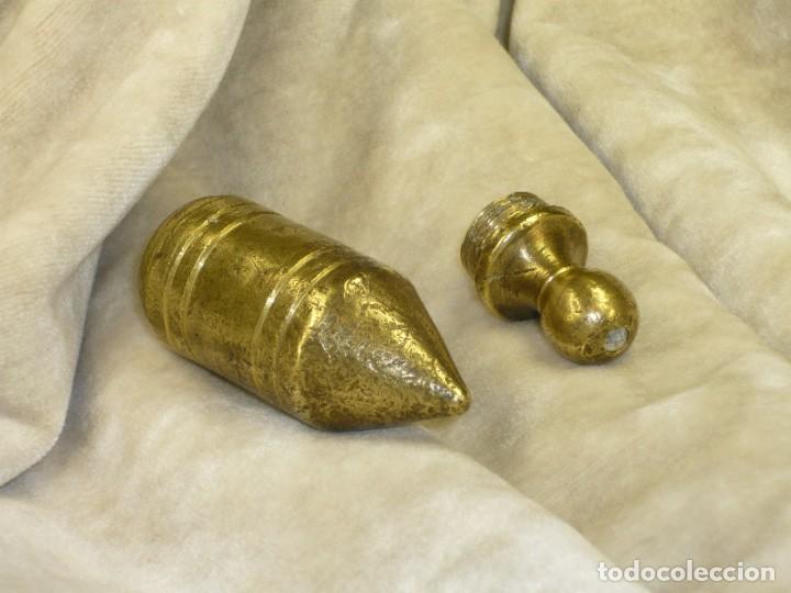 Antig&uuml;edades: Plomada bronce hueca. Hollow bronze plumb bob - Foto 6