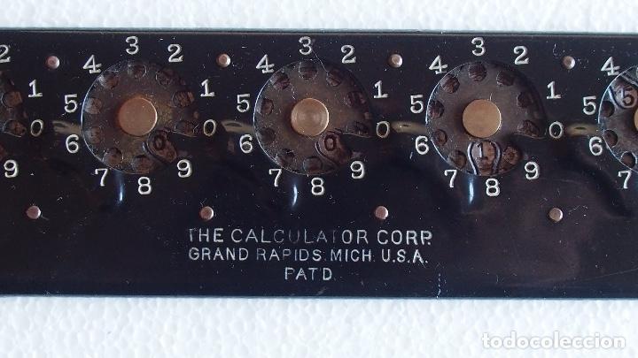 Antigüedades: Sumadora de introductor circular The Calculator - The Calculator Corporation - Foto 3 - 296951108
