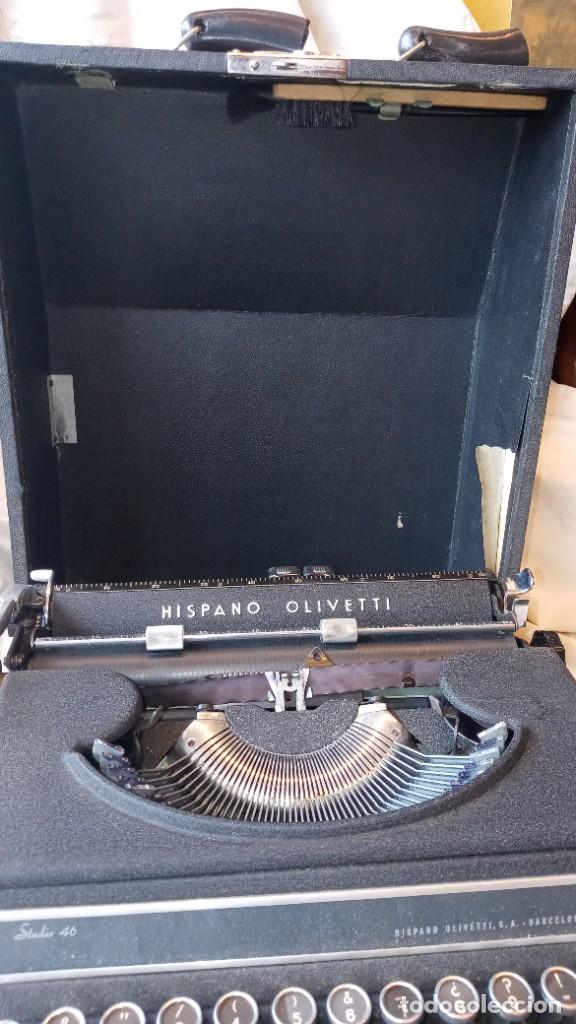 Antig&uuml;edades: Maquina de escribir Hispano olivetti Studio46 - Foto 5