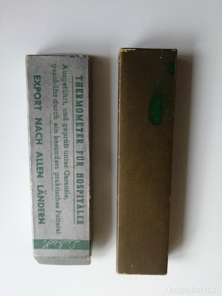 Antig&uuml;edades: Un term&oacute;metro y una funda de term&oacute;metro de m&eacute;dico - Foto 5