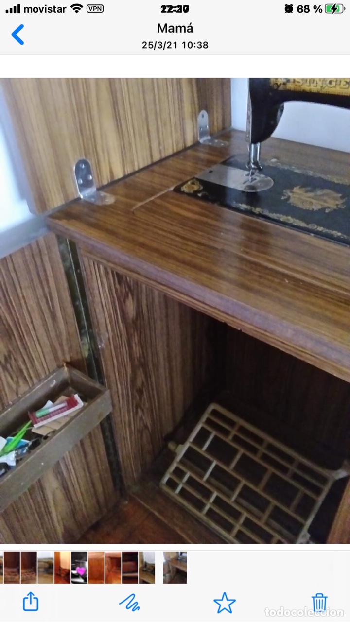 Antig&uuml;edades: M&aacute;quina coser - Foto 3
