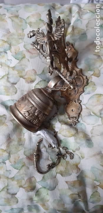 Antig&uuml;edades: CAMPANA CON CADENA - Foto 2