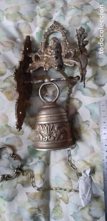 Antig&uuml;edades: CAMPANA CON CADENA - Foto 6
