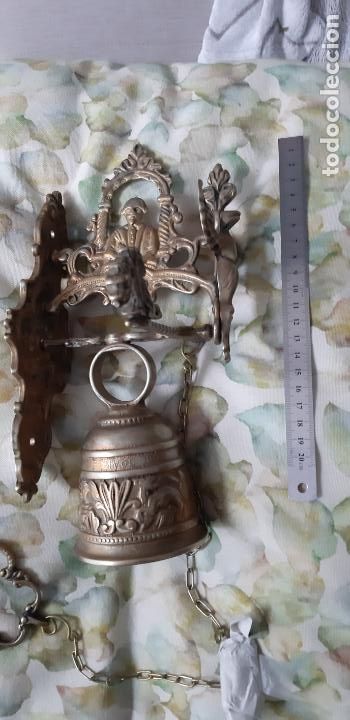 Antig&uuml;edades: CAMPANA CON CADENA - Foto 8