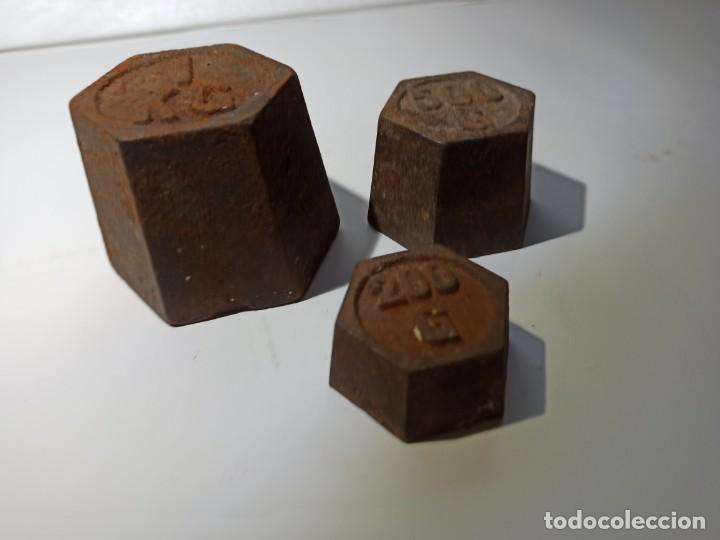 Antig&uuml;edades: pesas para balanza - Foto 2