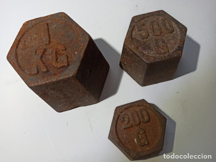 Antig&uuml;edades: pesas para balanza - Foto 3