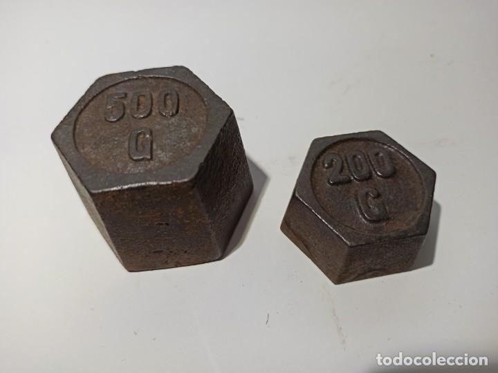 Antig&uuml;edades: pesas para balanza - Foto 1