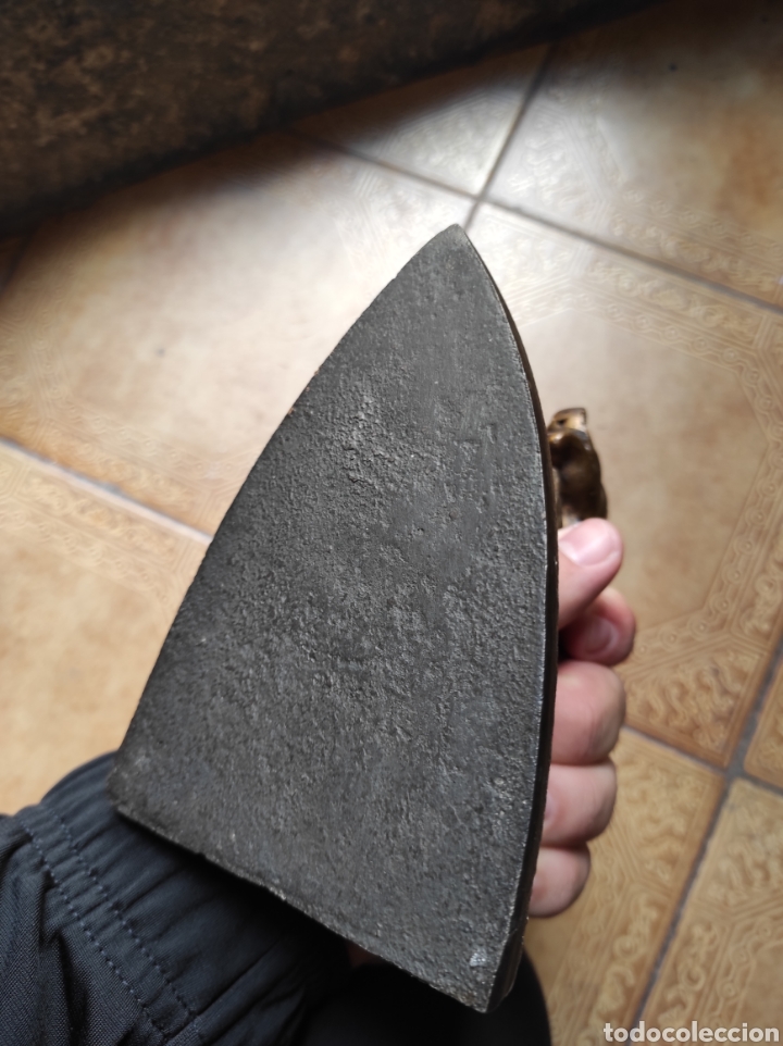 Antig&uuml;edades: Antigua Plancha Zoomorfa de Bronce y Hierro - Foto 18