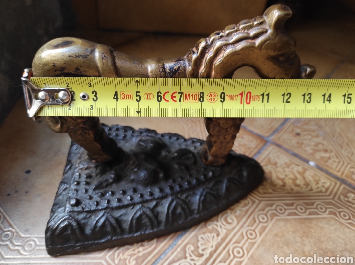 Antig&uuml;edades: Antigua Plancha Zoomorfa de Bronce y Hierro - Foto 22