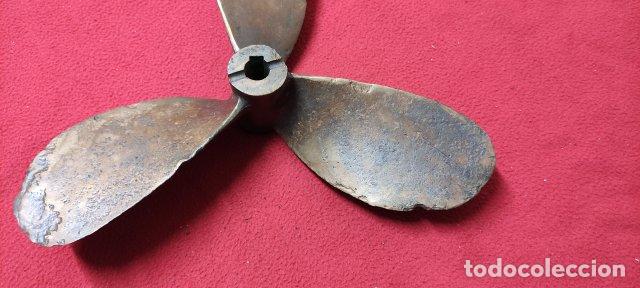 Antig&uuml;edades: ANTIGUA HELICE DE BRONCE - Foto 3