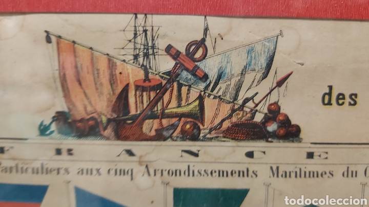Antig&uuml;edades: Cuadro banderas barco - Foto 2