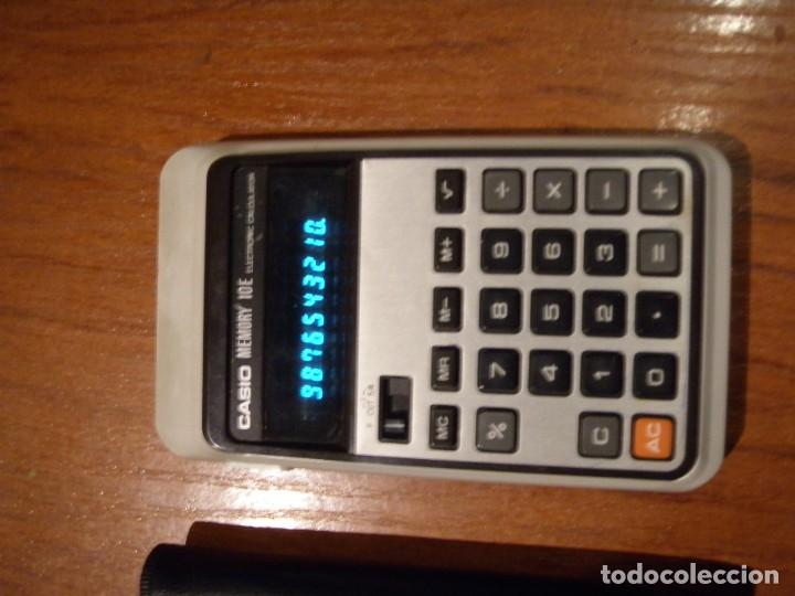 Antig&uuml;edades: CALCULADORA LEDS VERDES CASIO MEMORY 10E - Foto 2