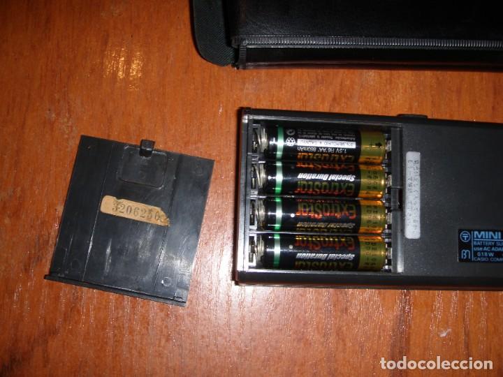 Antig&uuml;edades: CALCULADORA CASIO MINI BLANCA CON FUNDA FUNCIONANDO - Foto 5
