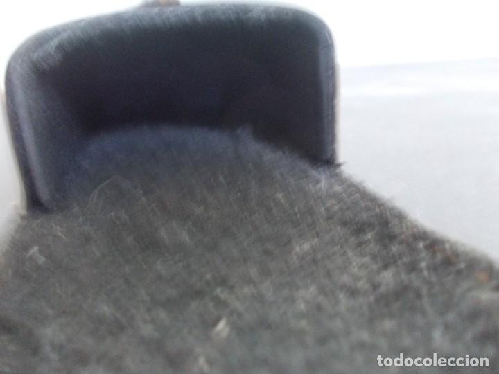 Antig&uuml;edades: Funda de cuero para gafas Marr&oacute;n - Foto 3