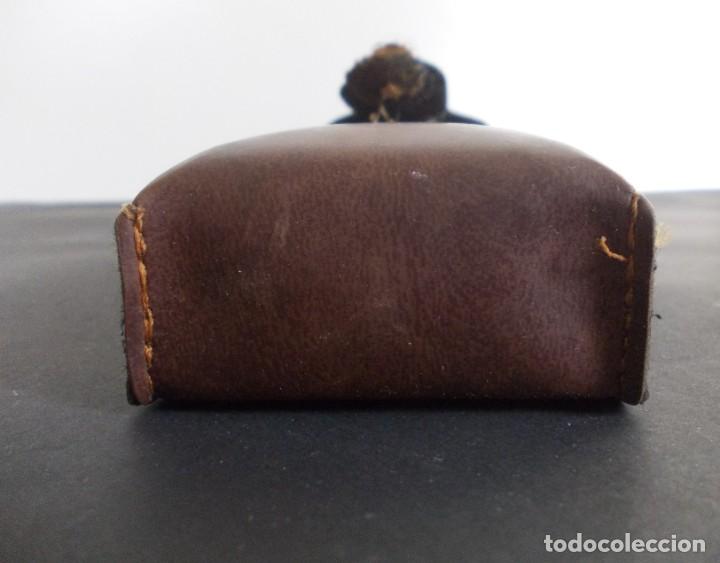 Antig&uuml;edades: Funda de cuero para gafas Marr&oacute;n - Foto 15