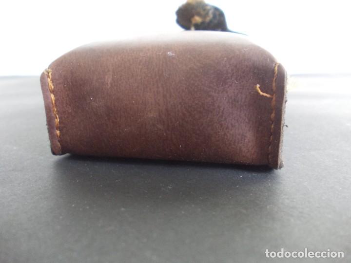 Antig&uuml;edades: Funda de cuero para gafas Marr&oacute;n - Foto 16