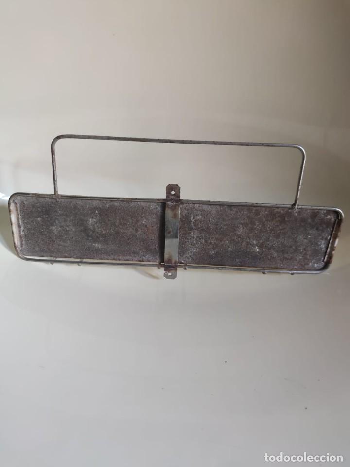 Antig&uuml;edades: GILLETTE EXPOSITOR METAL ESMALTADO A&Ntilde;OS 70 - Foto 2