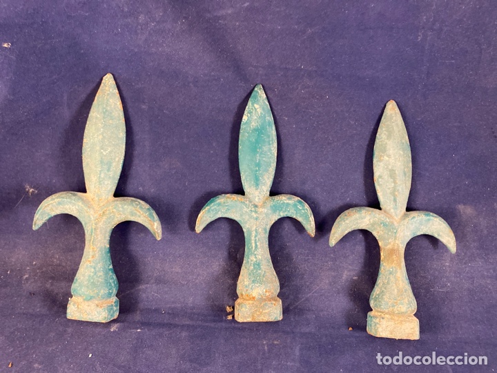 Antig&uuml;edades: Piezas de remate de hierro antiguas - Foto 3