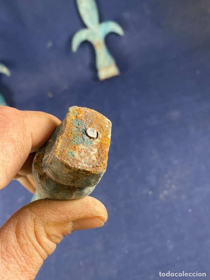 Antig&uuml;edades: Piezas de remate de hierro antiguas - Foto 4