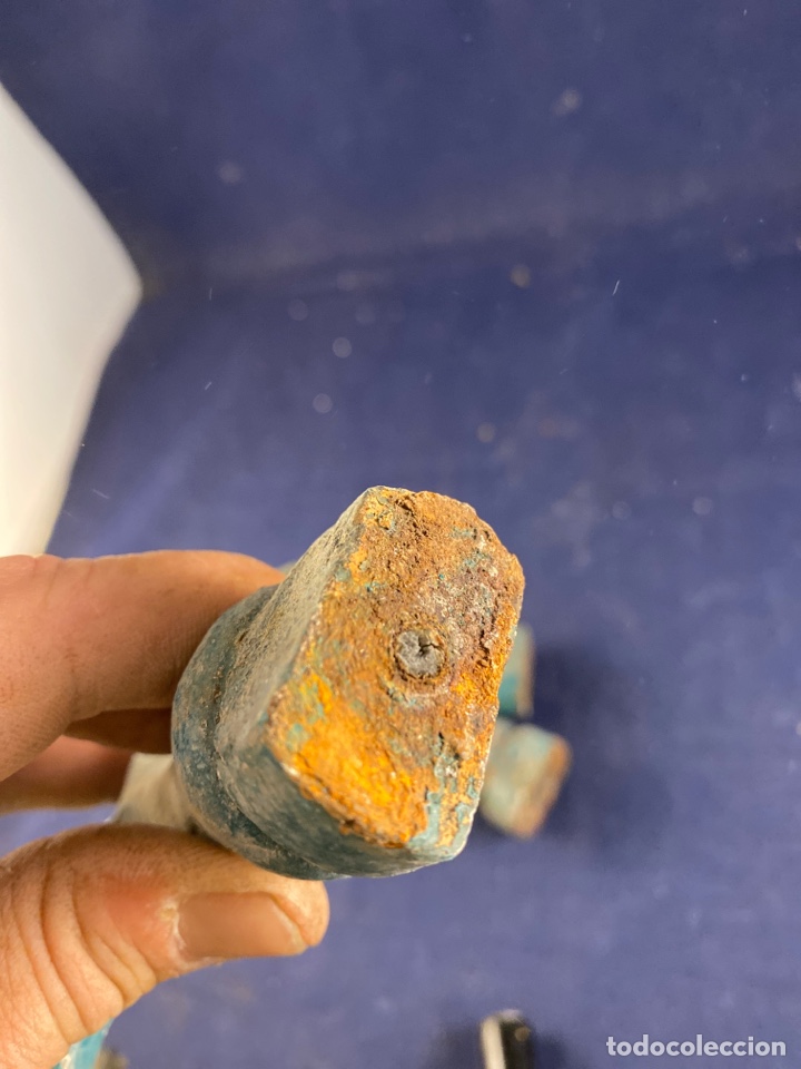 Antig&uuml;edades: Piezas de remate de hierro antiguas - Foto 6