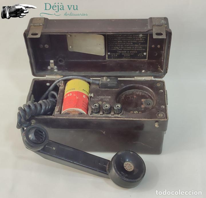Tel&eacute;fonos: Tel&eacute;fono sovi&eacute;tico de campa&ntilde;a militar - Foto 1