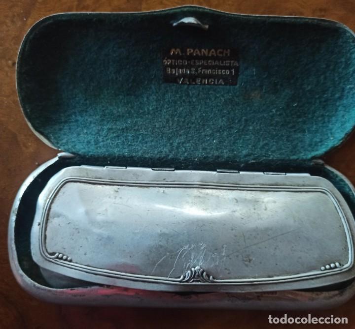 Antig&uuml;edades: Gafas Panach Valencia antiguas con dos fundas - Foto 2
