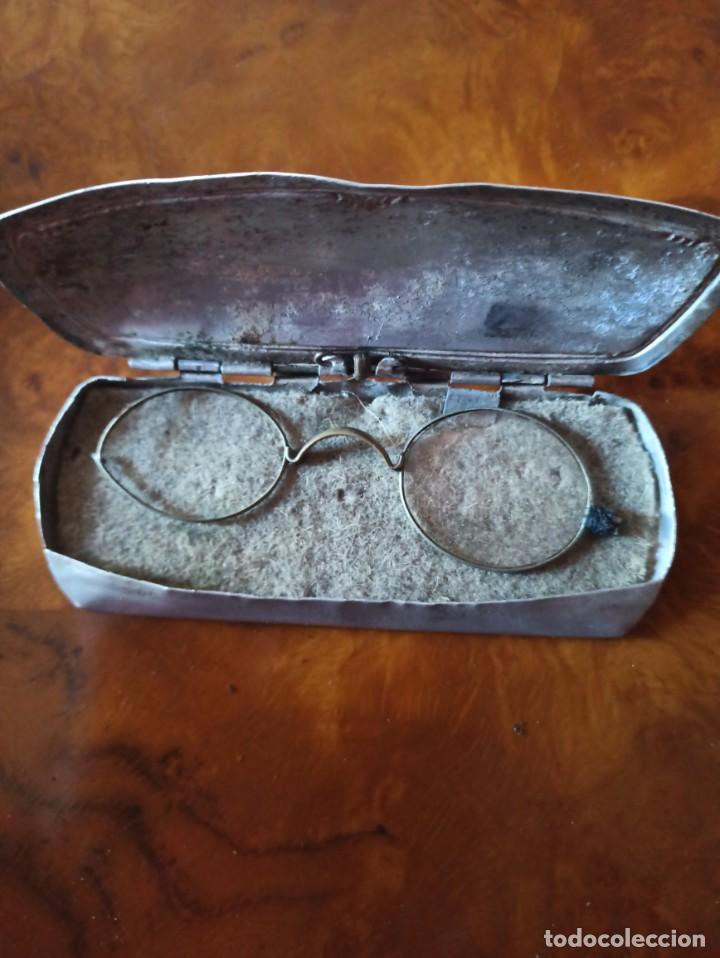 Antig&uuml;edades: Gafas Panach Valencia antiguas con dos fundas - Foto 3