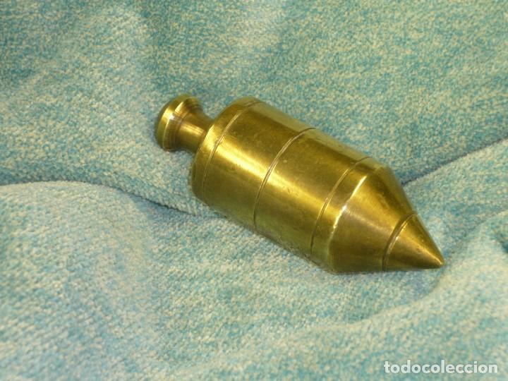 Antig&uuml;edades: Plomada construcci&oacute;n bronce. S.XX Plumb bob bronze construction. - Foto 1