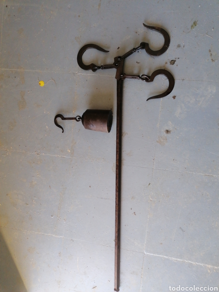 Antig&uuml;edades: Pesa Romana pesa 200kgs - Foto 3